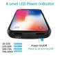 iPhone XS Battery Case 6000mAh External Battery Protective Cover Slim Black