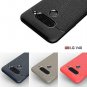 LG V40 ThinQ Case Shock Absorption Flexible Slim Leather Texture Grip TPU Black