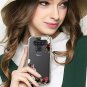HUATRK LG V40 Case Clear Cute Flower Girls Women Heavy Duty Protection Three Lay
