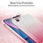 iPhone XR Glitter Case Sparkle Bling Three Layer For Women Lightweight Ombre