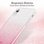 iPhone XR Glitter Case Sparkle Bling Three Layer For Women Lightweight Ombre