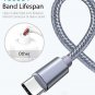 USB Type C Cable OULUOQI USB C Cable 3 Pack(6ft) Nylon Braided Fast Charger Cord