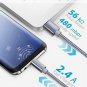 USB Type C Cable OULUOQI USB C Cable 3 Pack(6ft) Nylon Braided Fast Charger Cord