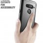 LG V40 ThinQ Case Carbon Shield Shock Absorbing Slim Fit Thin Shockproof Black