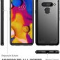 LG V40 ThinQ Case Carbon Shield Shock Absorbing Slim Fit Thin Shockproof Black