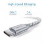 USB Type C Charger Cable 6.6FT,2Pack,Basesailor Nylon Braided Charging Cord,Wor