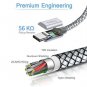 USB Type C Charger Cable 6.6FT,2Pack,Basesailor Nylon Braided Charging Cord,Wor