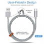 USB Type C Charger Cable 6.6FT,2Pack,Basesailor Nylon Braided Charging Cord,Wor