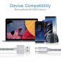 USB Type C Charger Cable 6.6FT,2Pack,Basesailor Nylon Braided Charging Cord,Wor