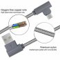 USB Type C Cable, ANLOER 90 Degree 3Pack 3Ft 6Ft 10Ft Angled Nylon Braided Long