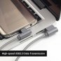 USB Type C Cable, ANLOER 90 Degree 3Pack 3Ft 6Ft 10Ft Angled Nylon Braided Long