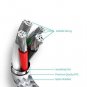NganHing USB Type C Cable 5 Pack Nylon Braided USB C to USB A Sync Charging Co