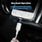 LEFON Magnetic USB C to Type C Cable Support Data Transfer, Nylon Braided PD Fas