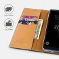 Samsung Galaxy Note 8 Wallet Case Handmade Genuine Leather Card Slot Dark Brown
