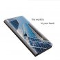 HMTECHUS Galaxy A9S case Luxury Bookstyle Clear View Window Electroplate Plating