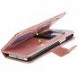 iPhone Xs Wallet Glitter Case PU Leather Hard PC Shockproof Credit Card Pink New