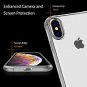 iPhone XS Max Case Soft TPU Back Shockproof Air Cushion Dustproof Silver Clear