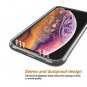 iPhone XS Max Case Soft TPU Back Shockproof Air Cushion Dustproof Silver Clear