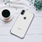 iPhone XS Max Case Soft TPU Back Shockproof Air Cushion Dustproof Silver Clear