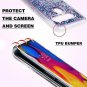 LG V40 ThinQ Case Glitter Luxury Fashion Floating Sparkle TPU Bumper 2018 Blue