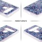 LG V40 ThinQ Case Glitter Luxury Fashion Floating Sparkle TPU Bumper 2018 Blue