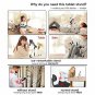 ieGeek Tablet Phone Stand for Bed Sofa Desk, Adjustable and Foldable Holder Fit