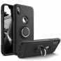 IPhone XS Case Heavy Duty Ring Kickstand Shock Absorption Anti-Scratch Black NEW