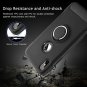 IPhone XS Case Heavy Duty Ring Kickstand Shock Absorption Anti-Scratch Black NEW