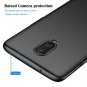 OnePlus 6T Case 6T Thin Fit Shell Hard Plastic Matte Non Slip AntiScratch Black