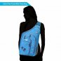 Plus Oversized Sling Backpack Unisex Rope Strap Durable Chest Backpack 28 L Blue