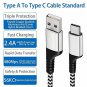 USB Type C Cable,[10FT 2Pack] Extra Long Charger for Samsung S9 / Google Pixel 3