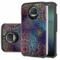 Moto G5S Plus Armor Case Hybrid Dual Layer Shockproof Lightweight Slim Flower
