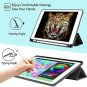 iPad Pro 12.9 Case with Pencil Holder, Lightweight Smart Case Trifold Stand wi