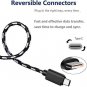 USB Type C Cable, AKEDRE USB C Cable 4Pack [10FT 6FT 3FT 3FT] Nylon Braided Fast