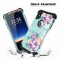 for iPhone Xs Max case, PIXIU Unique Hybrid Three Layer Heavy Duty Shockproof Fu