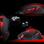 Gaming Mouse & Keyboard Combo LED Backlit Silent With Wrist Rest Durable Black