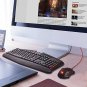 Gaming Mouse & Keyboard Combo LED Backlit Silent With Wrist Rest Durable Black