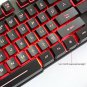 Wired Gaming Keyboard 3 Colors LED Backlit USB Comfortable For Working Or Gaming
