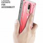 OnePlus 6 Rugged Case Full-Body Rugged Heavy Duty Armor With Tempered Glass Pink