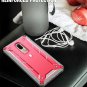 OnePlus 6 Rugged Case Full-Body Rugged Heavy Duty Armor With Tempered Glass Pink