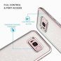 Samsung Galaxy S8 Plus Case Shockproof TPU PC Hybrid Dual Layer Slim Rose Gold