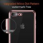 iPhone 8 Plus 7 Plus Case With Electroplated Frame Slim Clear Back & Rose Gold
