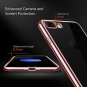 iPhone 8 Plus 7 Plus Case With Electroplated Frame Slim Clear Back & Rose Gold