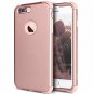 iPhone 8 Plus Case Slim Heavy Duty Shockproof Dual Layer Hard PC Full-Body Pink