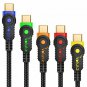 USB C Cable/Type C to USB Fast Charging Cords (5Pack; 10ft6.5ft2x3.3ft1ft),
