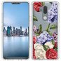 LG G7 Bumper Case Shockproof TPU Hard PC Lightweight Slim Fit heavy Duty Flower