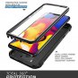 LG V40 ThinQ Case Full Body Protective Case with Built in Screen Protector Black