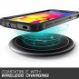 LG V40 ThinQ Case Full Body Protective Case with Built in Screen Protector Black