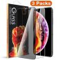[3 Pack] Privacy Screen Protector for iPhone Xs / X Anti Spy Tempered Glass