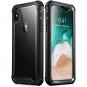 iPhone XS Max Case with Built-in Screen Protector Full-Body Rugged Clear Black